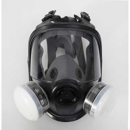 HONEYWELL North R95 Paint Spray and Pesticide Full Facemask Respirator 5400 Black M/L RAP-74037